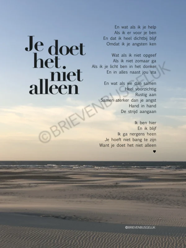 A5 Je doet het niet alleen