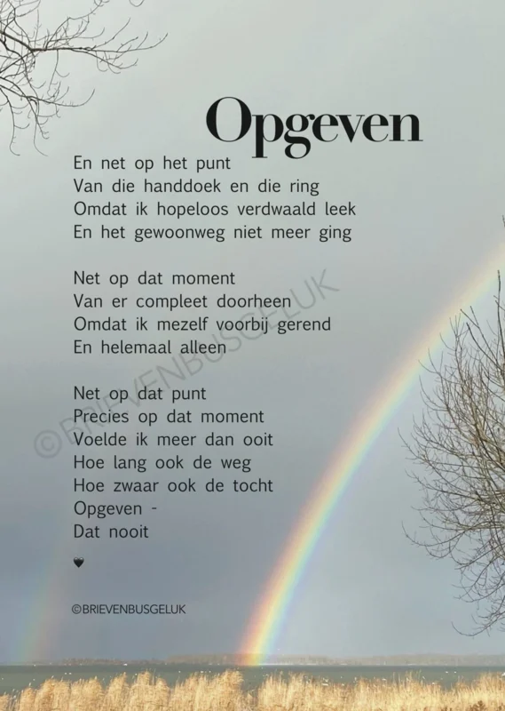 Opgeven A6