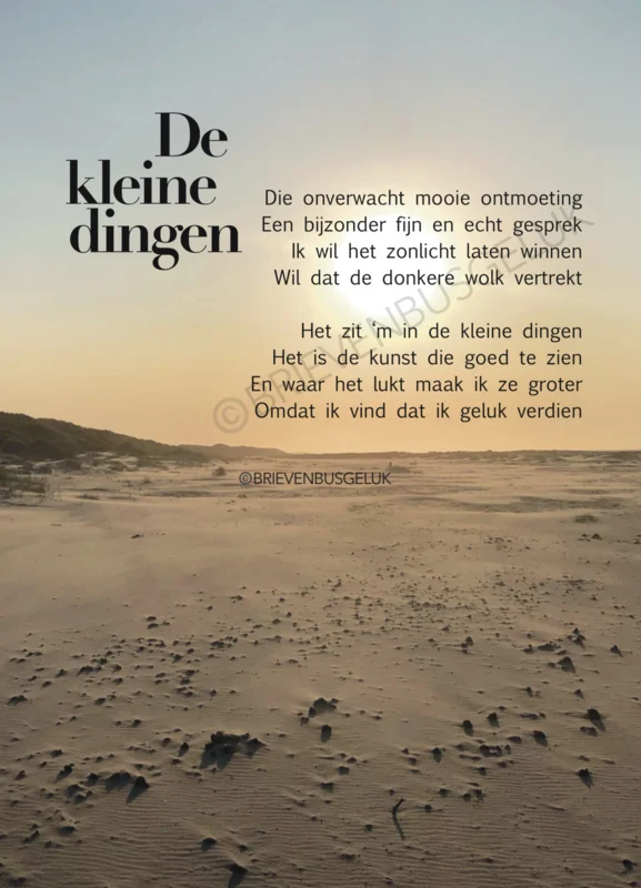 De kleine dingen A6