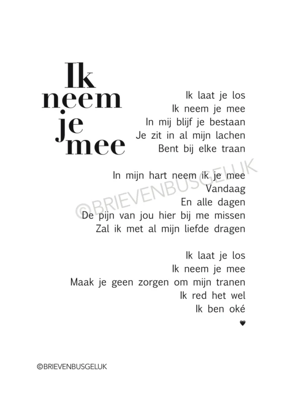 Ik neem je mee A6
