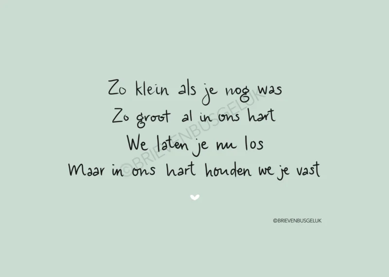 In ons hart A6