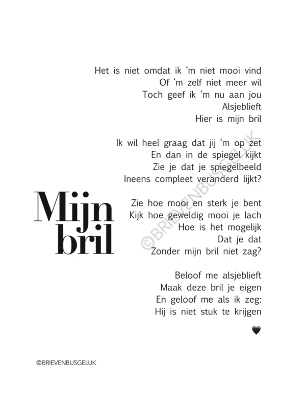 Mijn bril A6