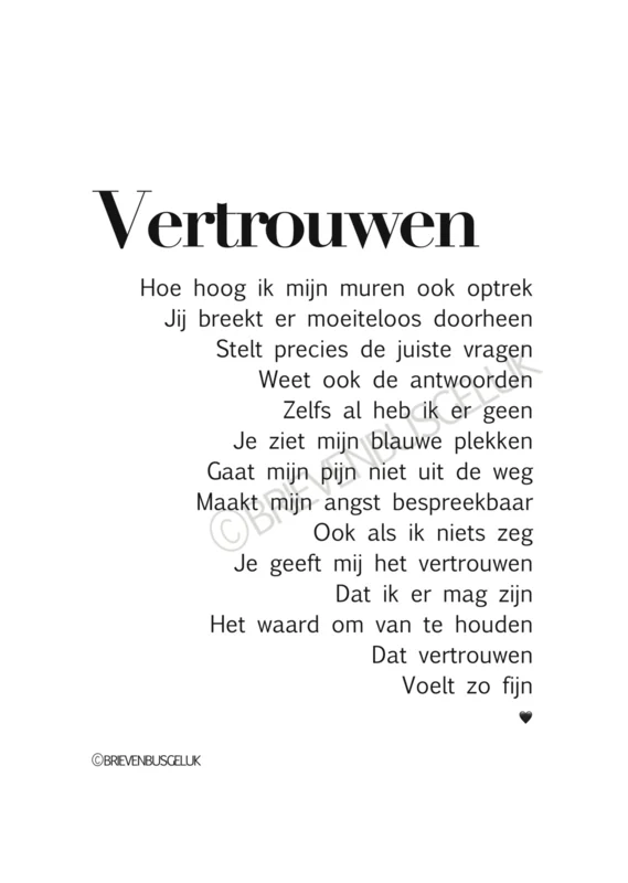 Vertrouwen A6