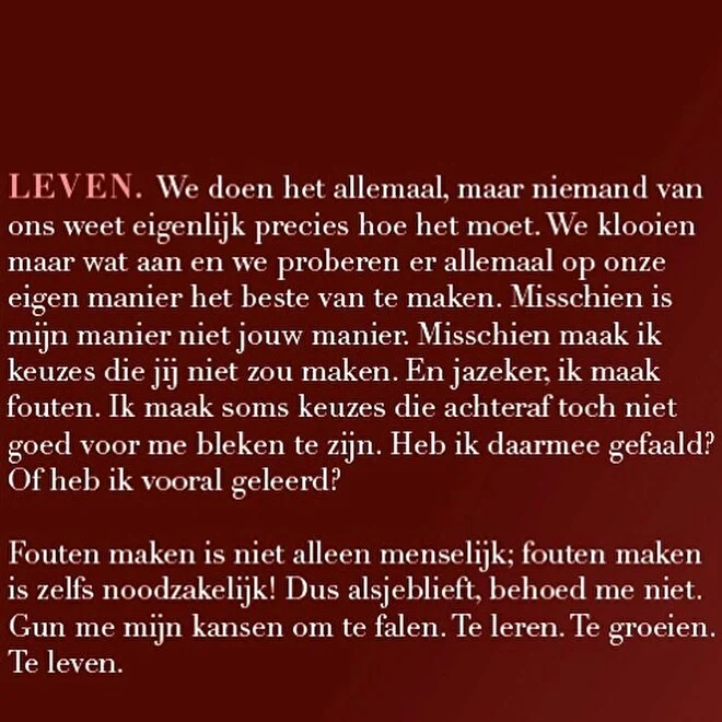 Achterkant Behoed Me Niet Samenvatting