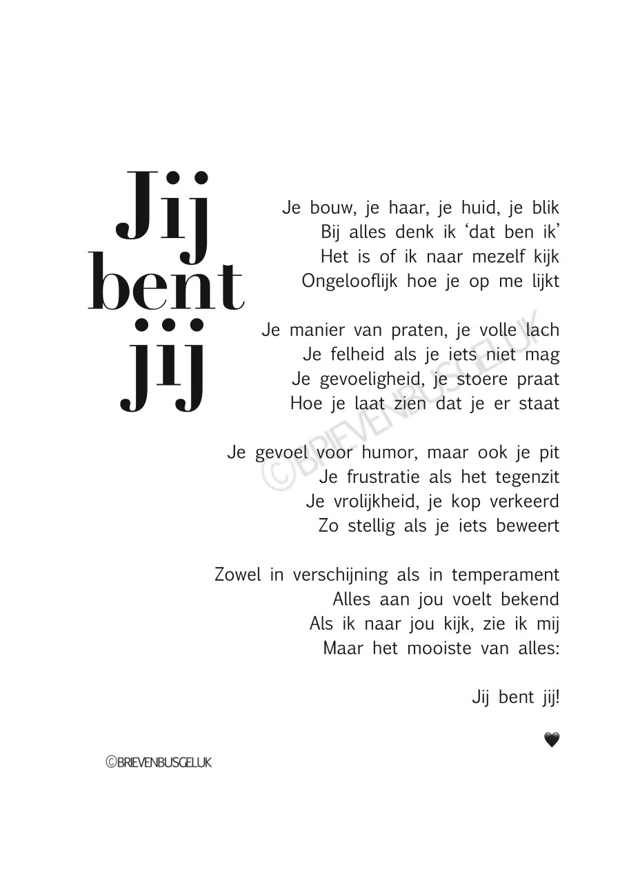 Jij bent jij A6