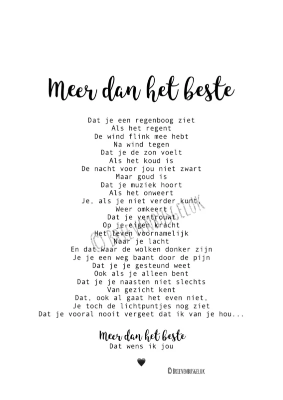 Meer dan het beste