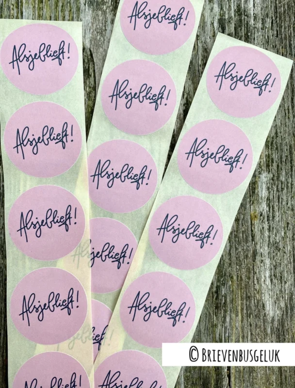 Sticker Alsjeblieft