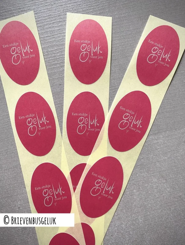 Sticker Een stukje geluk