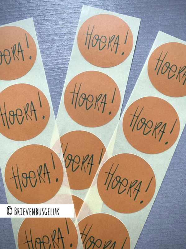 Sticker Hoera