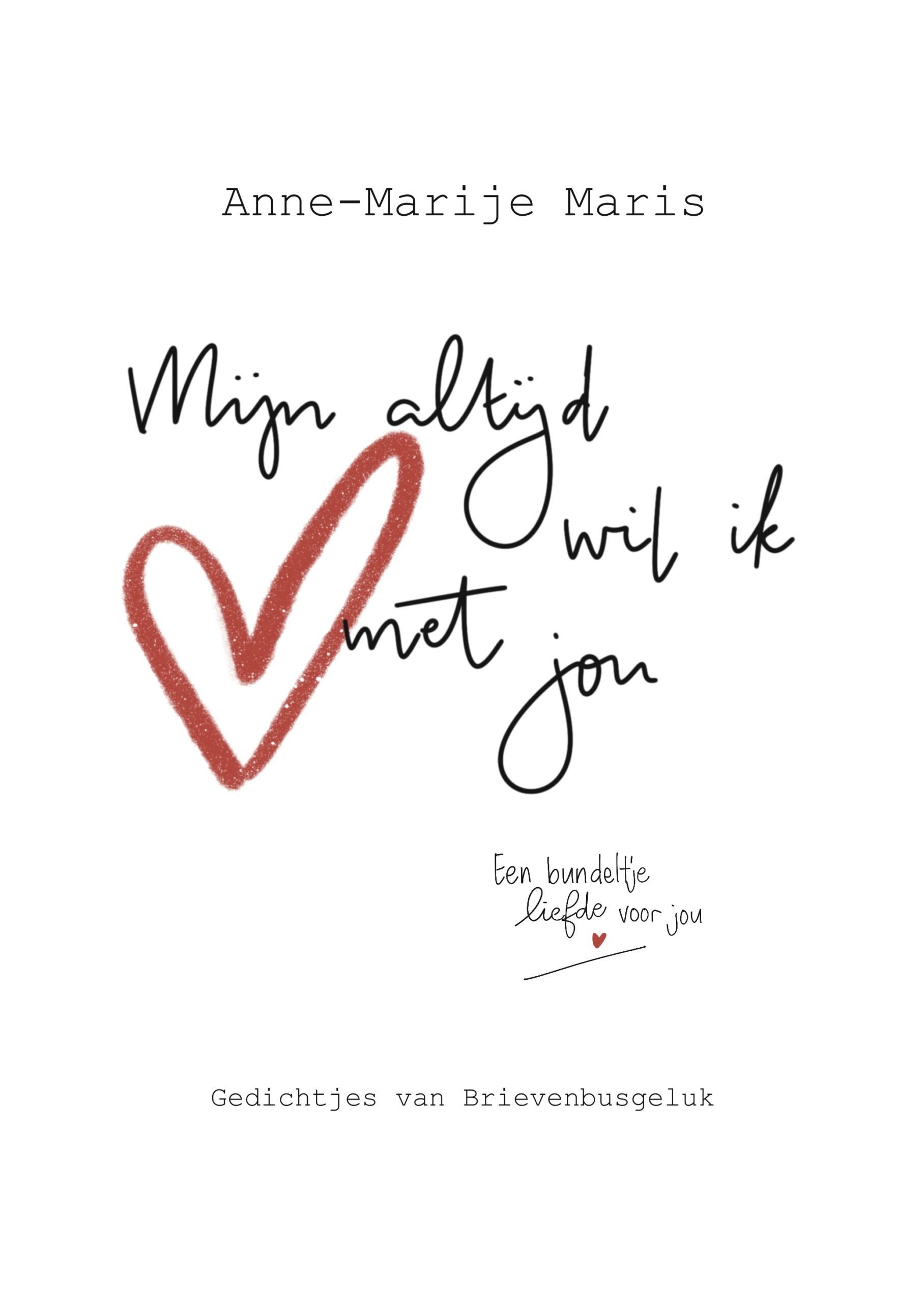 Cover Mijn altijd wil ik met jou scaled